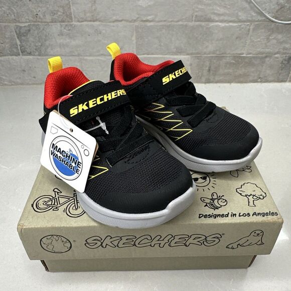 Skechers Microspec - Texlor PS Boys Shoes Size 6 NIB - Picture 5 of 5